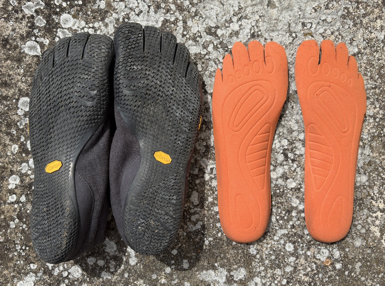 Mes FiveFingers KSO EVO ECO et leurs semelles côté pile